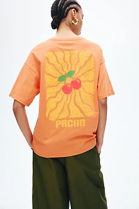 Oversized T-Shirt with Printed Motif