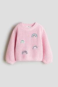 Chenille-Knit Sweater