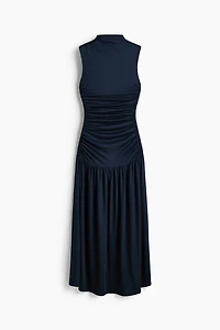 Draped Jersey Dress