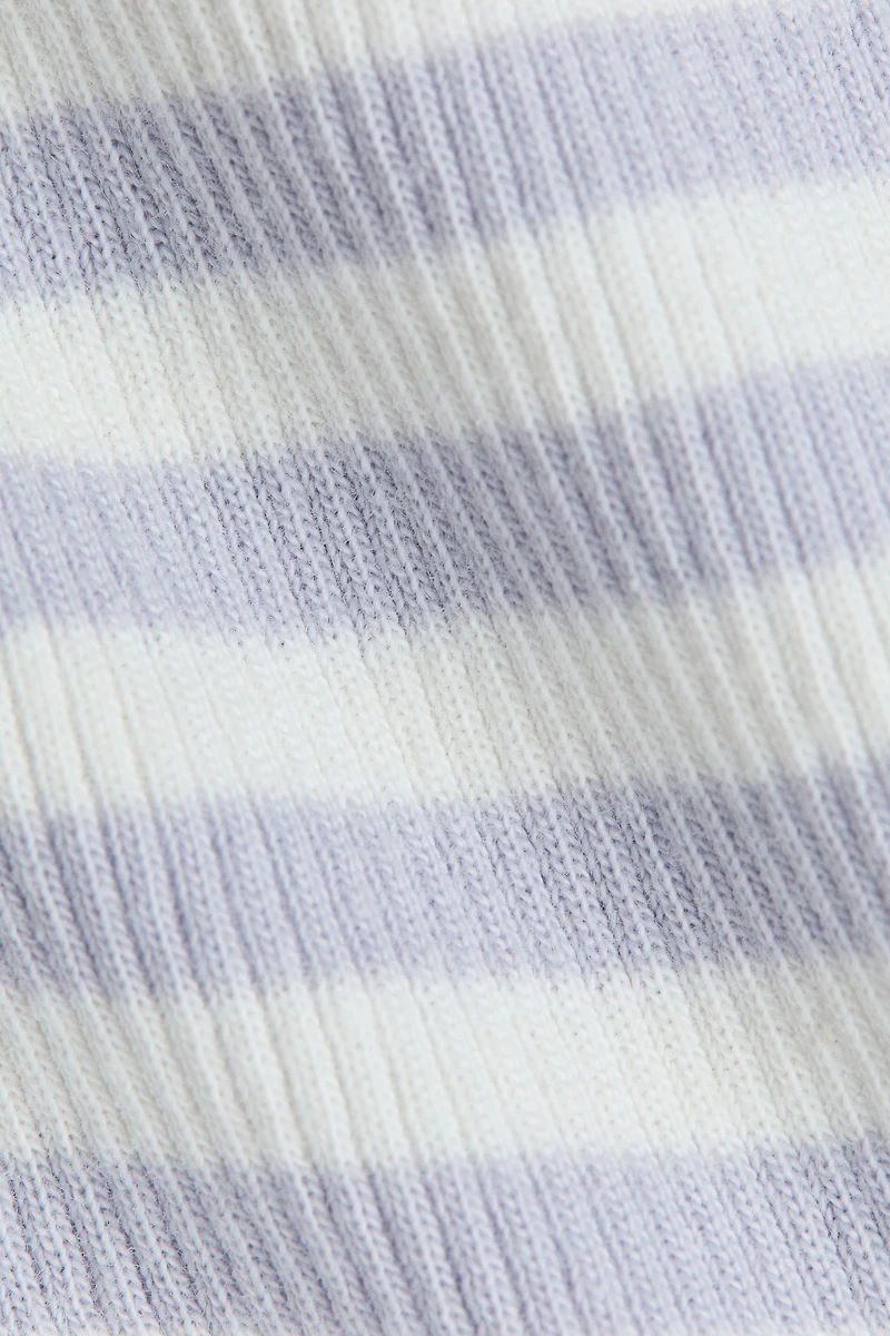 Ribbed Cotton Leggings