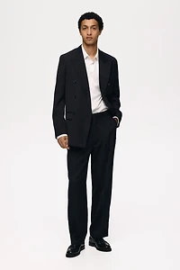 Relaxed-Fit Double-Breasted Jacket