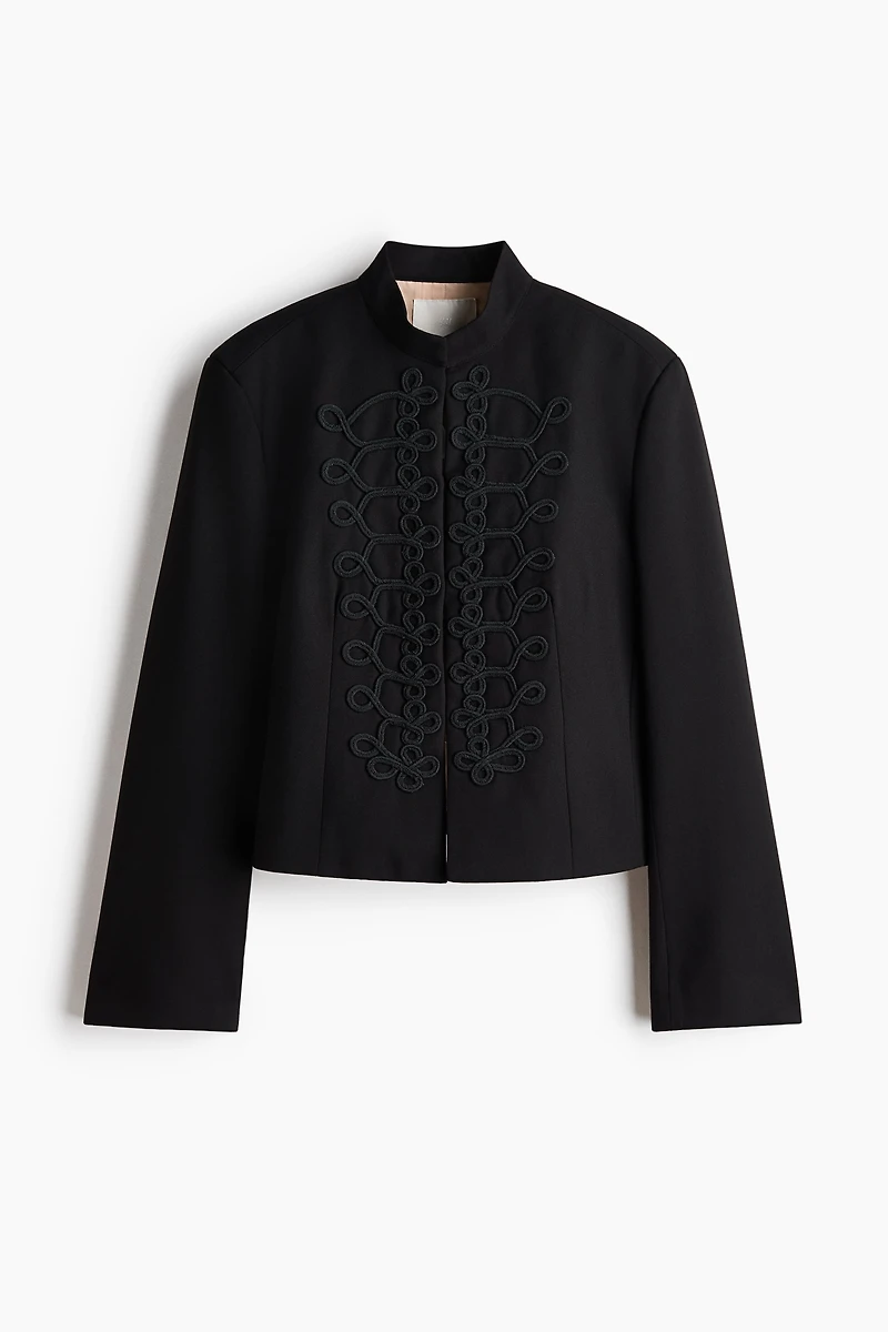Appliquéd Twill Jacket