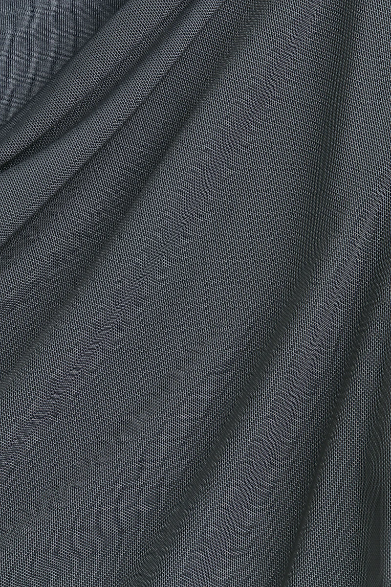 Draped Mesh Sleeveless Top