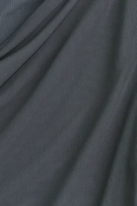 Draped Mesh Sleeveless Top