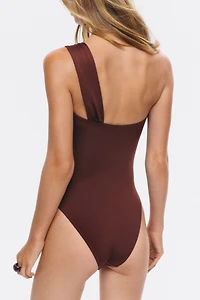Maillot de bain asymétrique coussiné