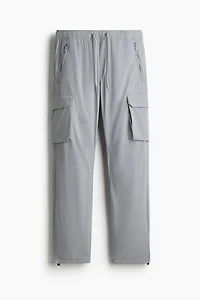 Regular-Fit Nylon Cargo Pants