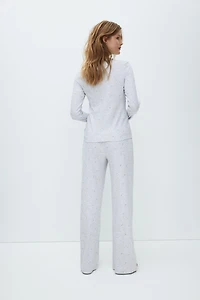 MAMA Pyjama en jersey pointelle