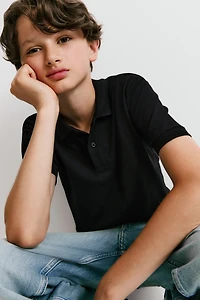 Cotton Piqué Polo Shirt