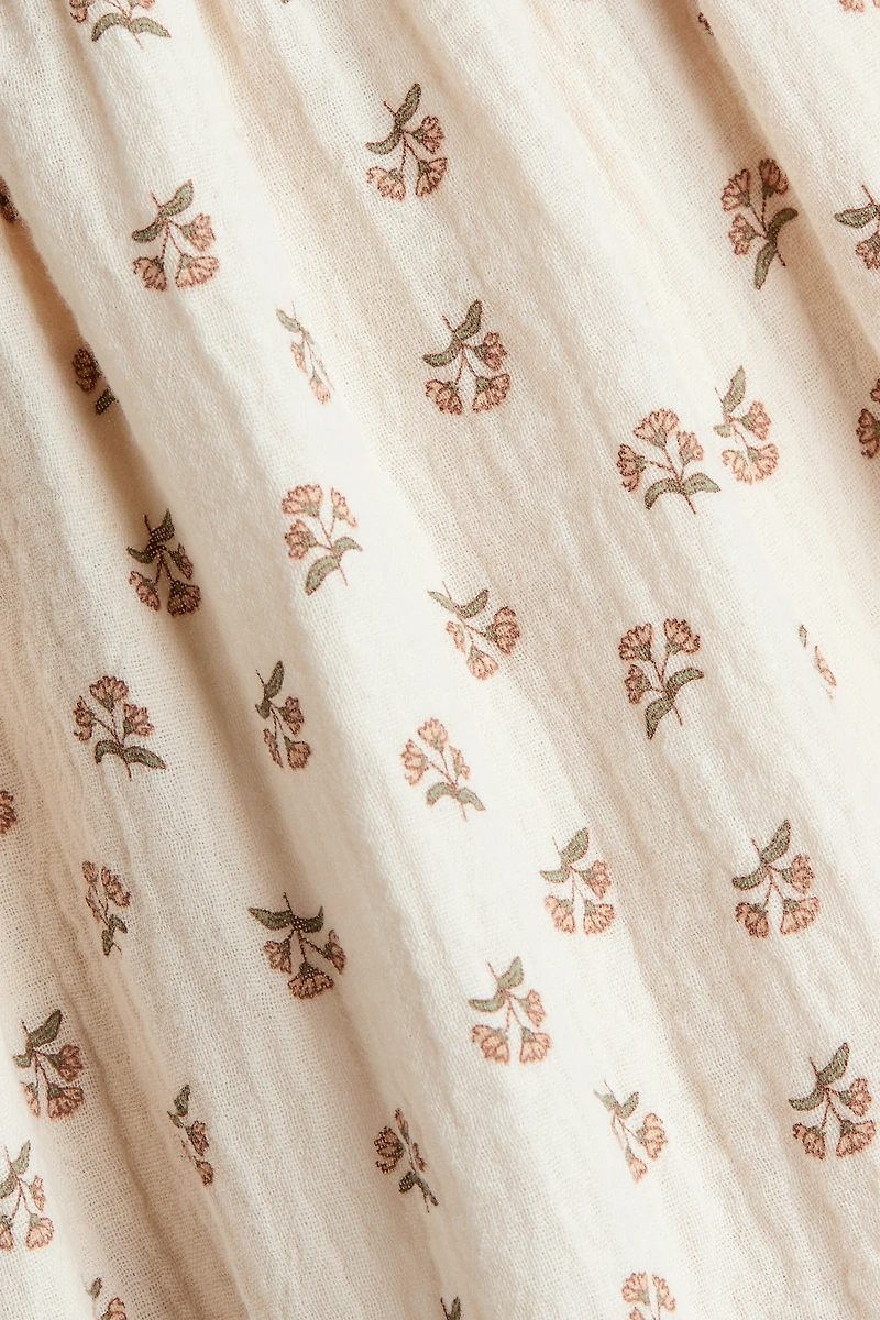 Patterned Cotton Romper Suit