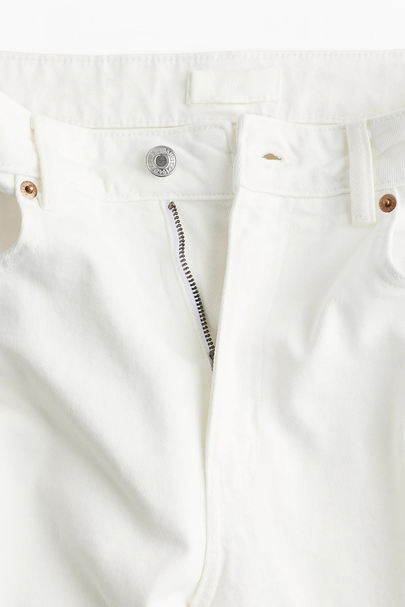 High Rise Slim Leg Mom Jeans