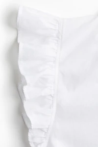 Linen-Blend Blouse