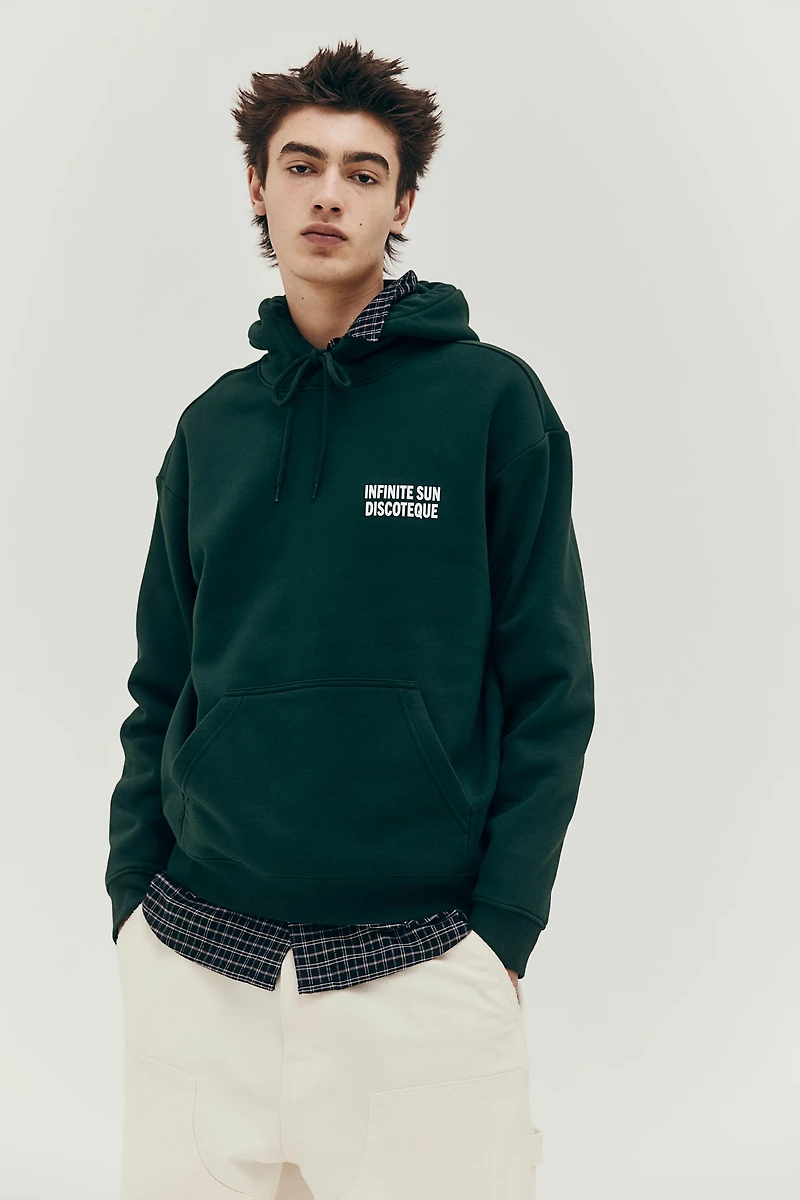 Loose Fit Printed Hoodie