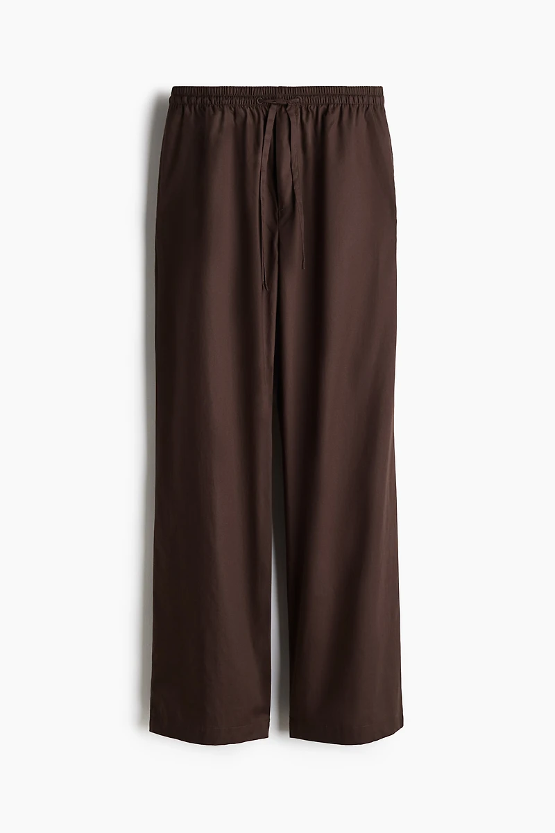 Cotton Drawstring Pants