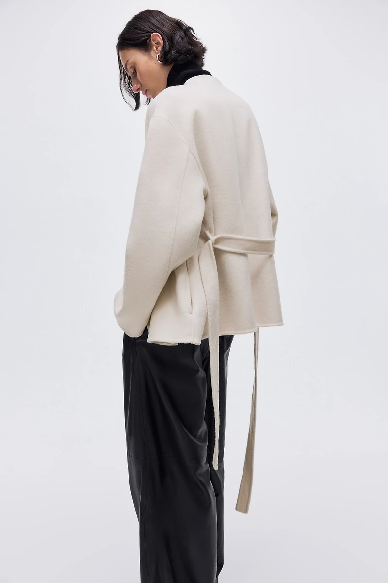 Handmade Wool-Blend Coat