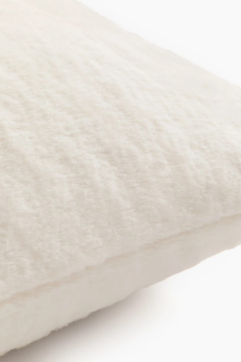 Housse de coussin duveteuse