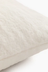 Housse de coussin duveteuse