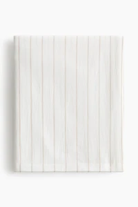 Nappe à motif en lin mélangé
