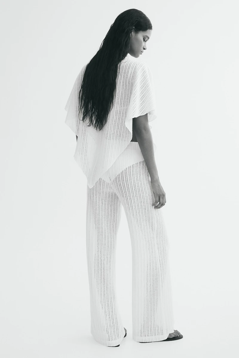 Rib-Knit Pants
