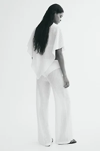 Rib-Knit Pants