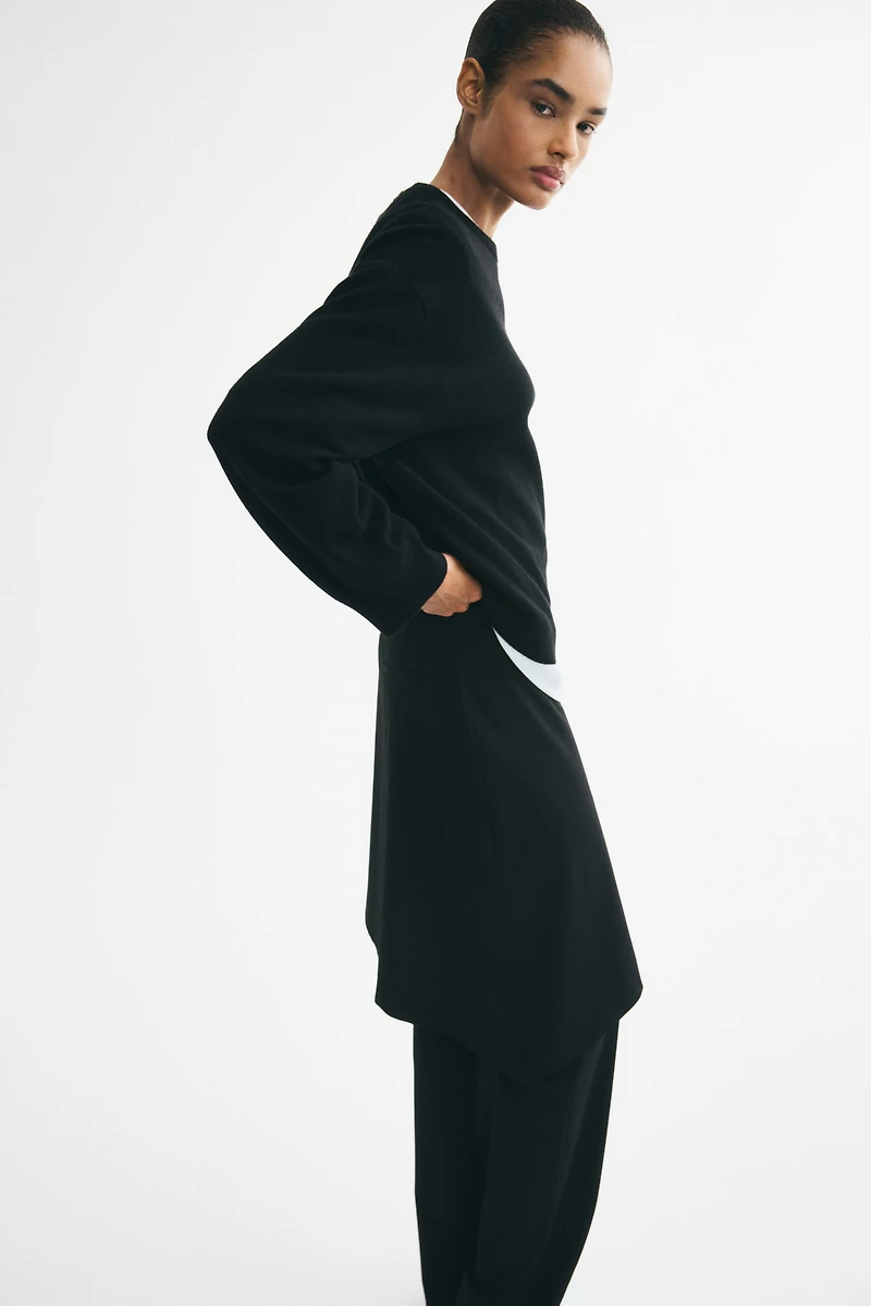 Chandail en tricot fin de laine cachemire