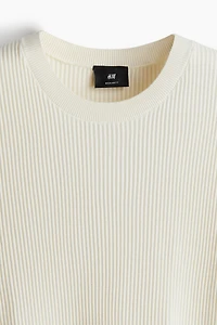Regular Fit Rib-Knit T-shirt