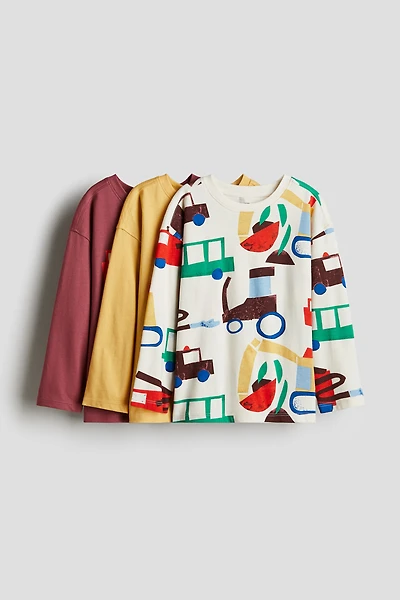 Lot de 3 T-shirts en coton