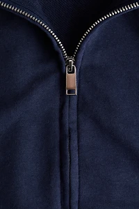 Cropped Sweatshirt Jacket