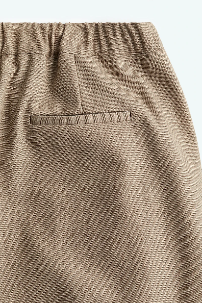 Pleat-Front Pants