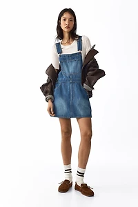 Denim Overall Dress