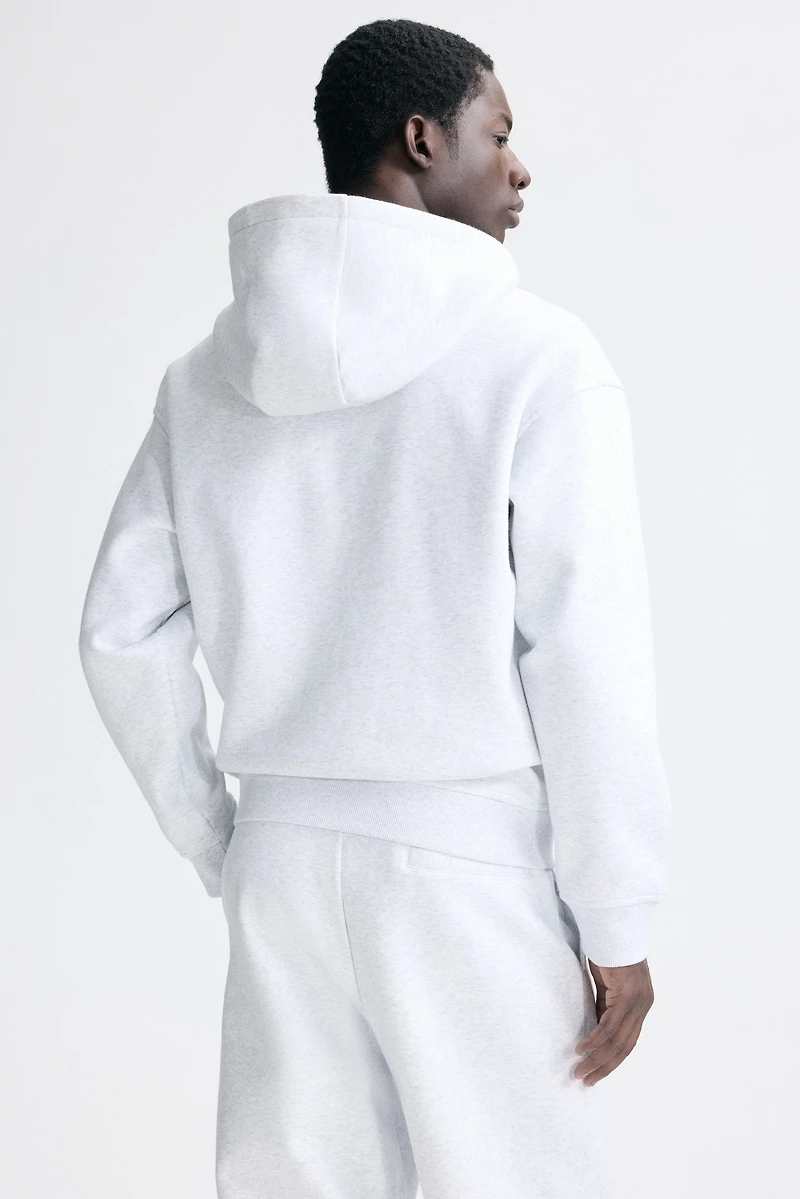 Loose-Fit Boxy Hooded Jacket