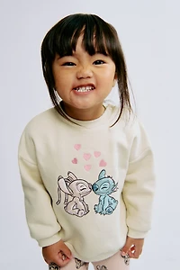 Printed Brushed-Inside Sweatshirt