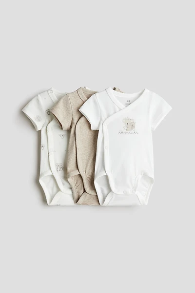 3-pack Wrapover Bodysuits