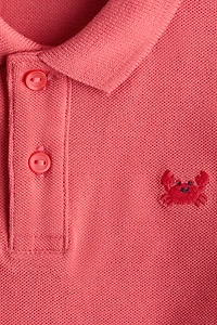 Embroidered-Detail Polo Shirt