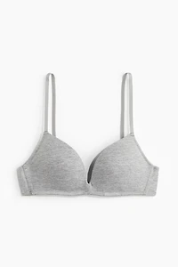 Soft-Cup Cotton Push-Up Bra