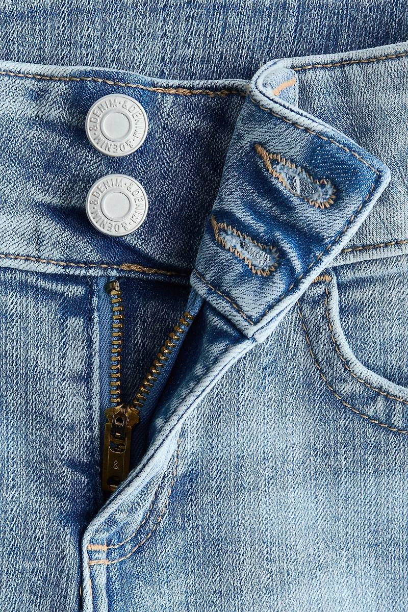 Bootcut Leg Low Jeans