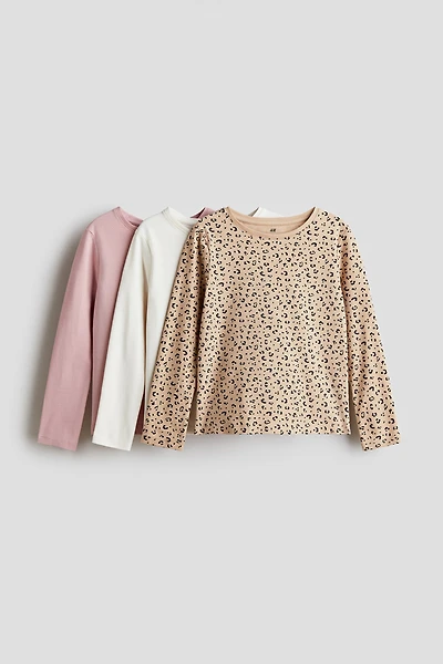 3-pack Long-sleeved Tops