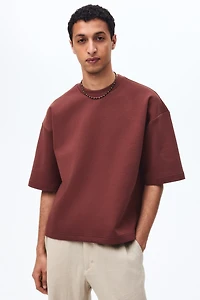T-shirt ample en scuba