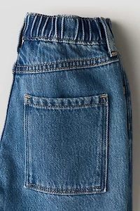 Short de longueur genou en denim