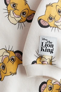 2-Piece Printed Sweatshirt and Joggers Set