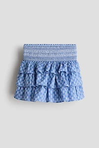 Tiered Cotton Skirt