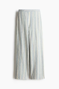 Wide-Leg Pull-On Pants