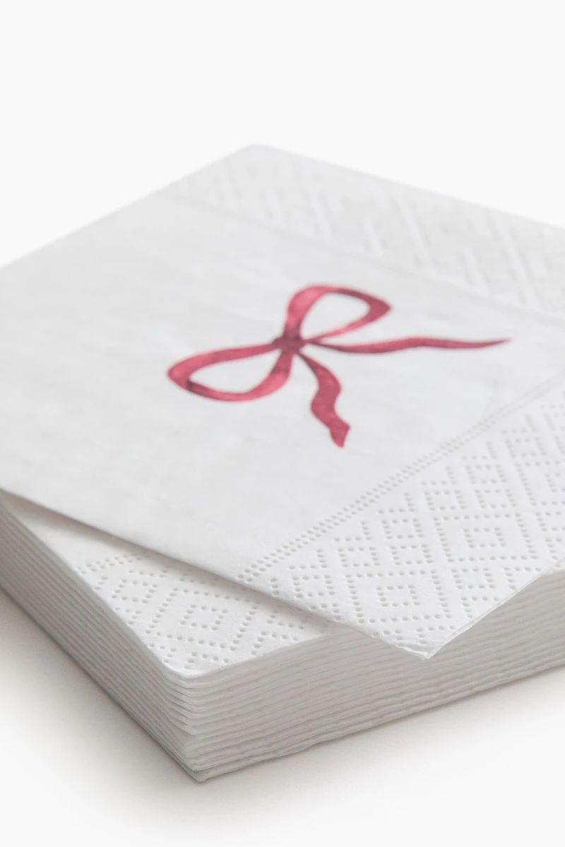 Lot de 15 serviettes en papier