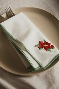 4-pack Embroidered Napkins