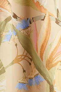 Off-the-Shoulder Poplin Dress
