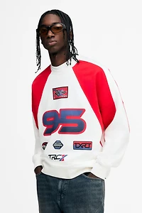 Oversized Printed Sweatshirt