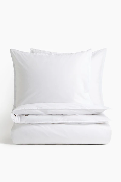 Washed Cotton King/Queen Duvet Cover Set
