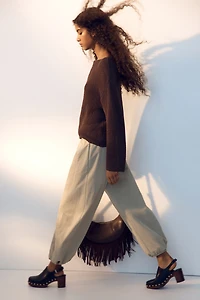 Balloon-Leg Nylon Pants