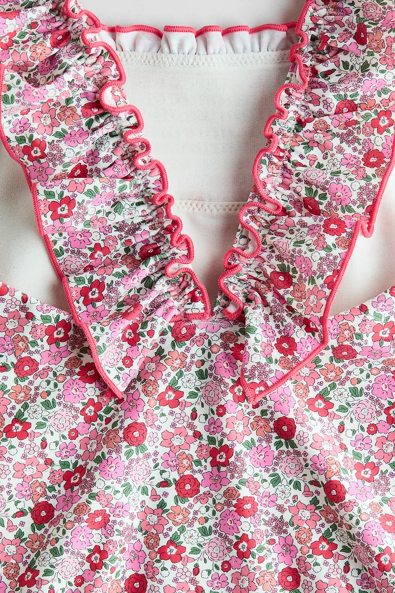 Ruffle-Trimmed Swimsuit