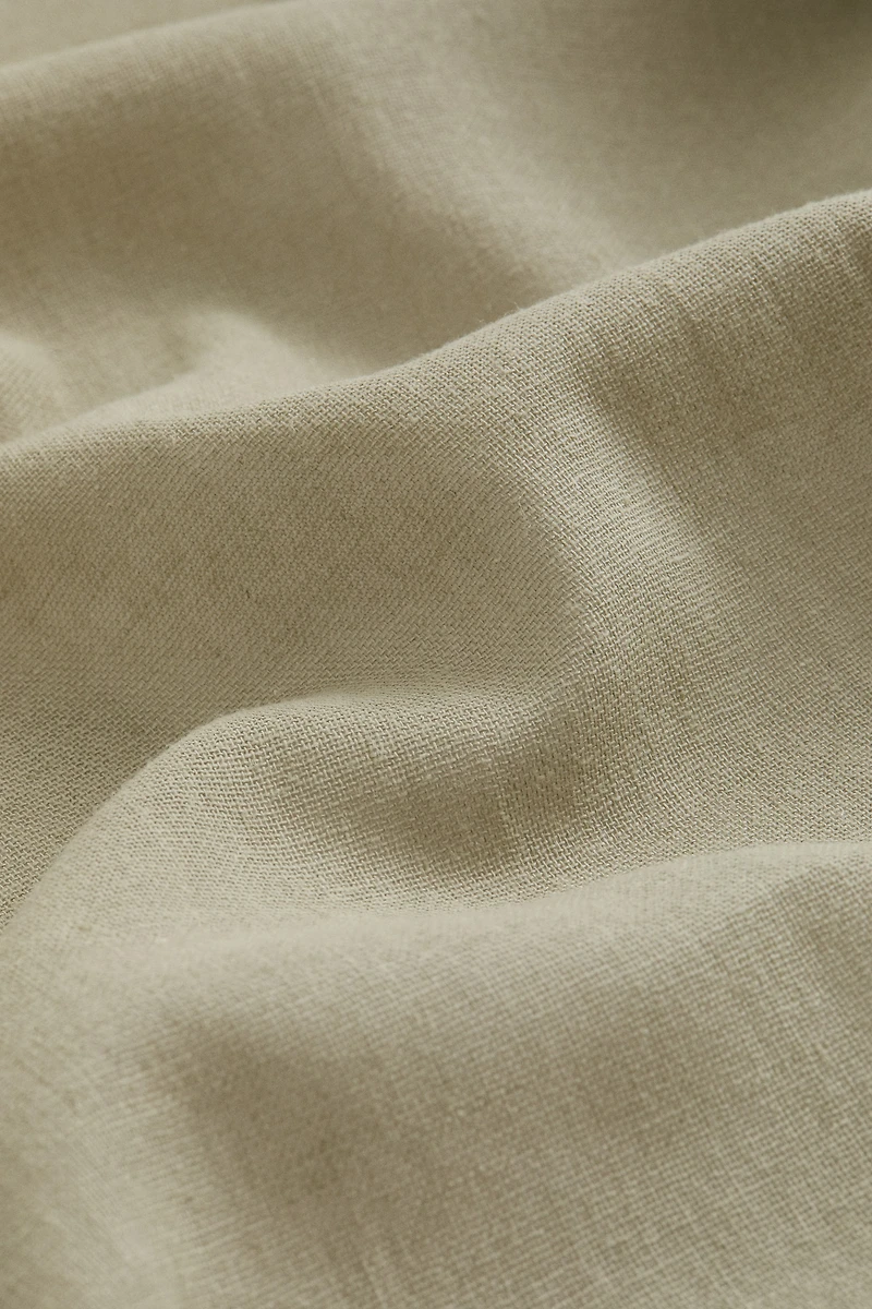 2-Pack Long Linen-Blend Curtain Panels