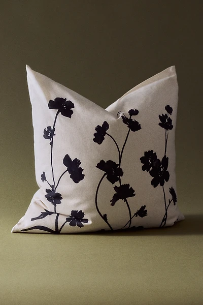 Housse de coussin en toile imprimée